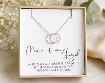 Mama of an Angel Halskette - Fehlgeburt Geschenk, Sympathie Säuglingsverlust