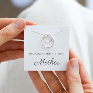 In Loving Memory Necklace, Loss of Mother Gift, Memorial Jewellery, Remembrance Necklace, Keepsake for Grieving Daughter