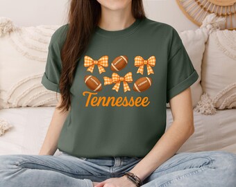 Tennessee Football Shirt, Tennessee Game Day, Volunteer Spirit Shirt, Tennessee Graphic Shirt, Tailgate Outfit, Travel Tee, Sports Fan Gift