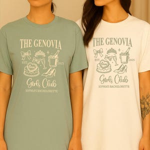 Custom Genovia Bachelorette Shirt, Comfort Colors® Tee, a Bride? Shut Up! Shirt, Bridal Party Group Tee, Personalized Bach Social Club Gift