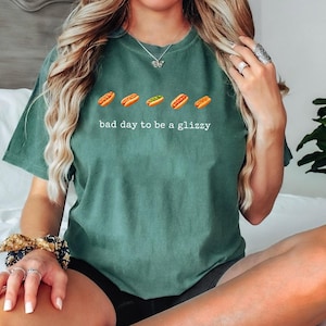 Bad Day to Be a Glizzy Shirt, Funny Hot Dog Tee Comfort Colors®, Bbq Crewneck, 4th of July Party Shirt, Memorial Day, Labor Day Cookout Tee