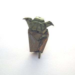 miniature origami yoda pin image 1