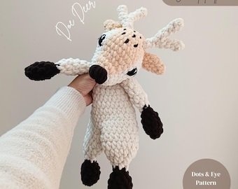 Doe The Deer Crochet Pattern | Low Sew Crochet Pattern | Reindeer Amigurumi | Reindeer Crochet Pattern | Christmas Deer Crochet Pattern