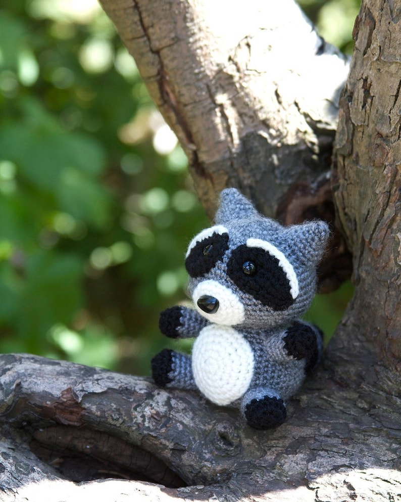 Raccoon Amigurumi Crochet Pattern - Etsy