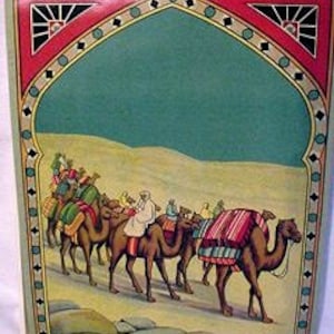 1900s Antique Textile Labels Camels Snake Lady Lot of 9 Labels