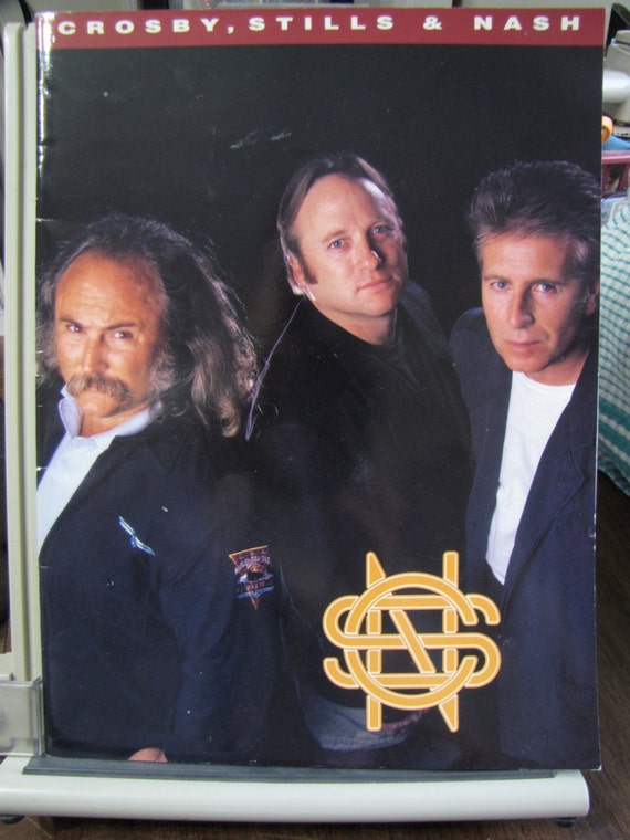 1990 Crosby Stills Nash Live It up Tour Concert Program Book Etsy Ireland