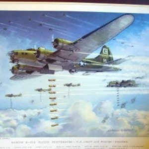 1945 Boeing B17G Flying Superfortress Bomber US Army Air WWII