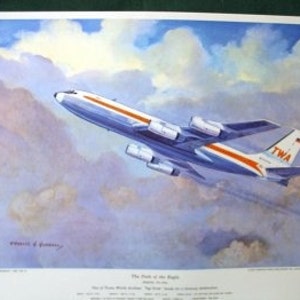 TWA航空ビンテージ オリジナルポスター 60年代