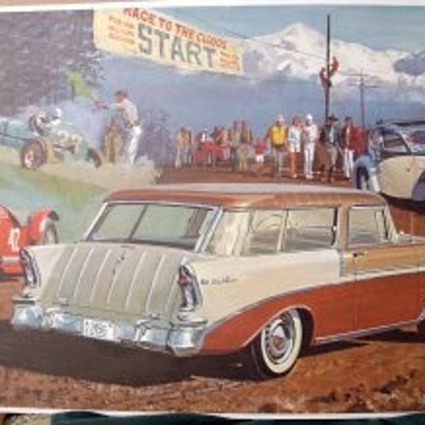 1956 Chevy Bel Air Nomad Wagon Only 23K Made Classic Car