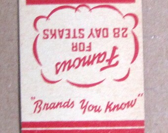 1940s Plumbs Supermarket Muskegon Michigan MI Grocery Store
