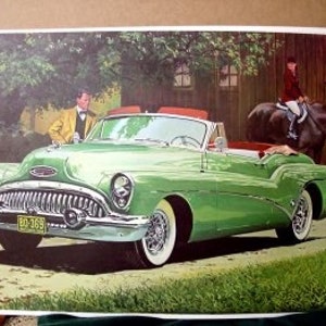 1953 Buick Skylark White 1/32 Diecast Model Car Signature
