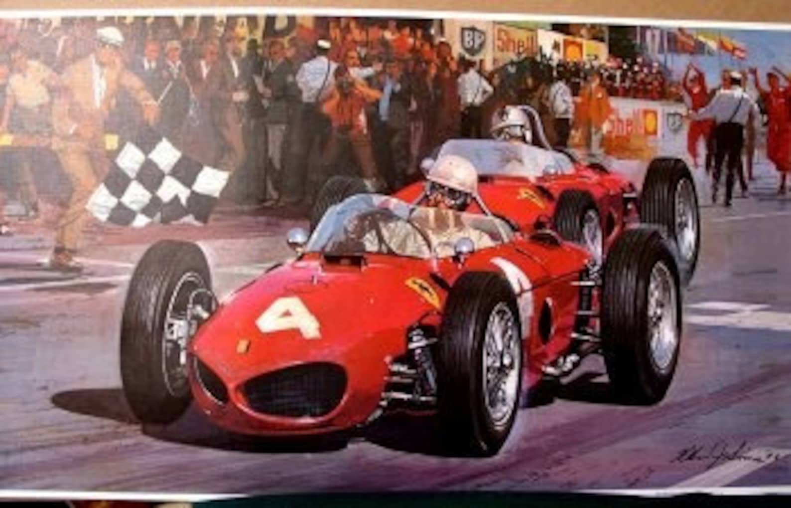 1961 Formula 1 Belgium Grand Prix Race Phil Hill Vintage Etsy