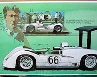 Winged Race Car Etsy