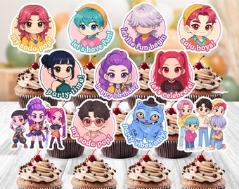 Kpop Demon Hunters Anniversaire Deco D'anniversaire Huntrix