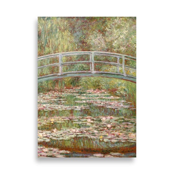 Bridge Over a Pond of Water Lilies | Claude Monet | Museum-quality