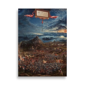 The Battle of Alexander at Issus | Albrecht Altdorfer | Museum-quality poster