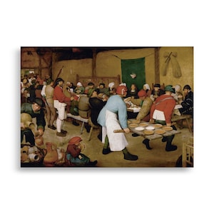 The Peasant Wedding | Pieter Bruegel the Elder | Museum-quality poster