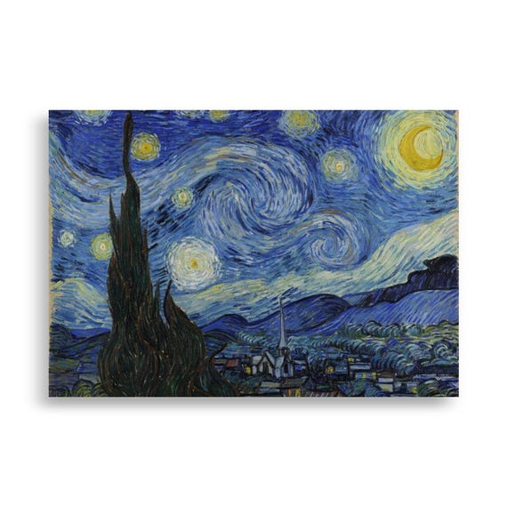 星月夜 | フィンセント・ファン・ゴッホ | 美術館級ポスター - Etsy 日本