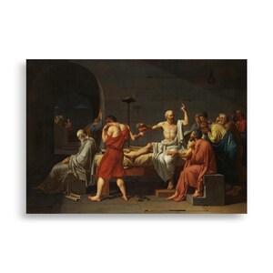 The Death of Socrates | Jacques-Louis David | Museum-quality poster
