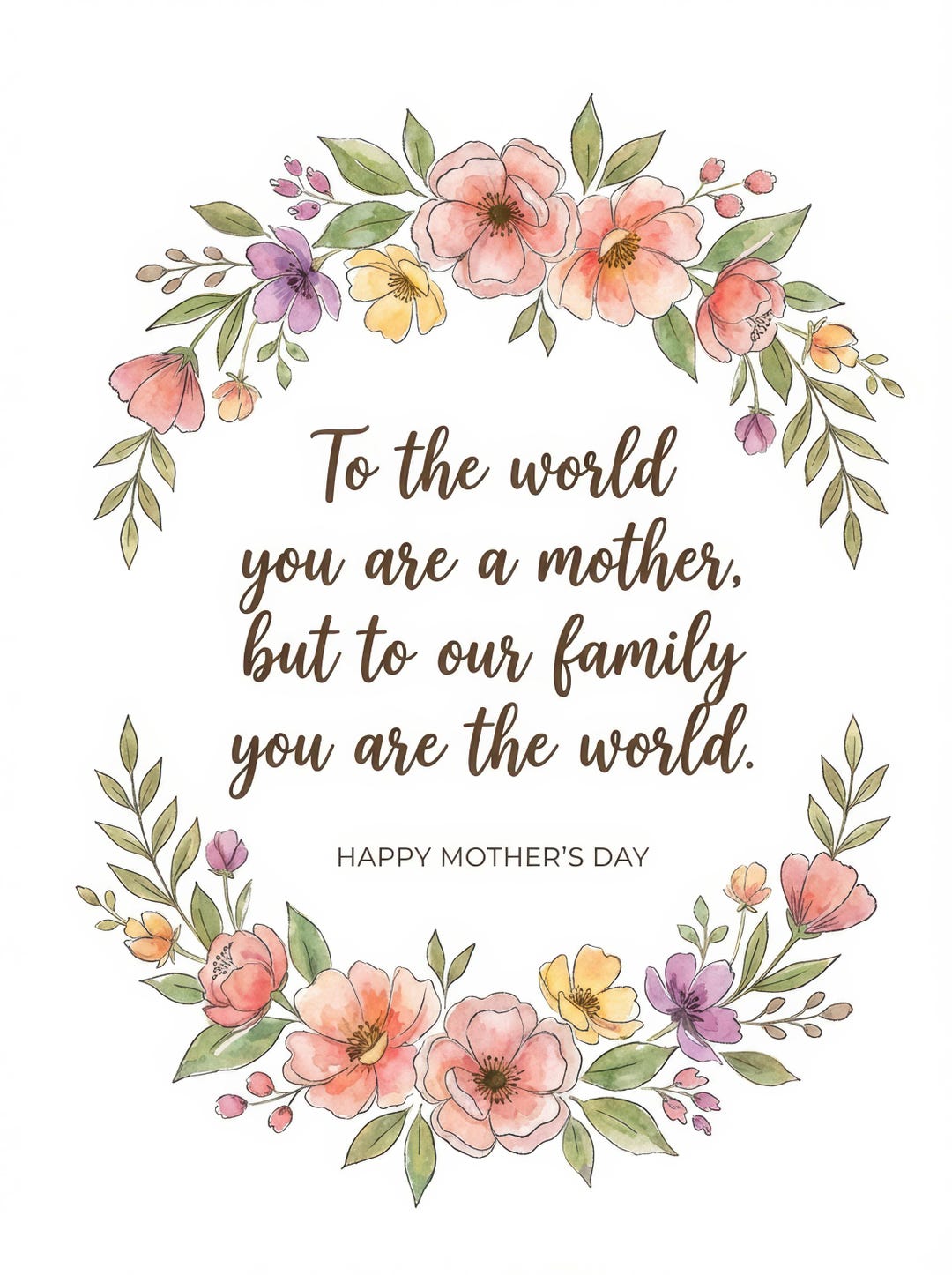 Floral Mother s Day Quote Print Emotional Wall Art instant Download floral-mother-s-day-quote-print-emotional-wall-art-instant-download