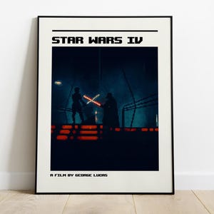 Star Wars Movie Poster, Star Wars Wall Art,Pixel Art Movie Poster,8-bit Movie Poster,Retro Pixel Art,Pixel Wall Art,Home Decor,Custom