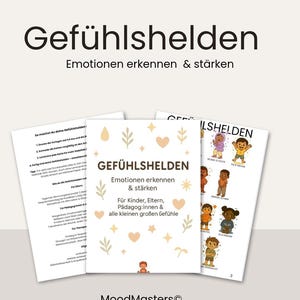 Gefühlshelden – Karten zum Ausdrucken | Kinder lernen Gefühle verstehen & benennen