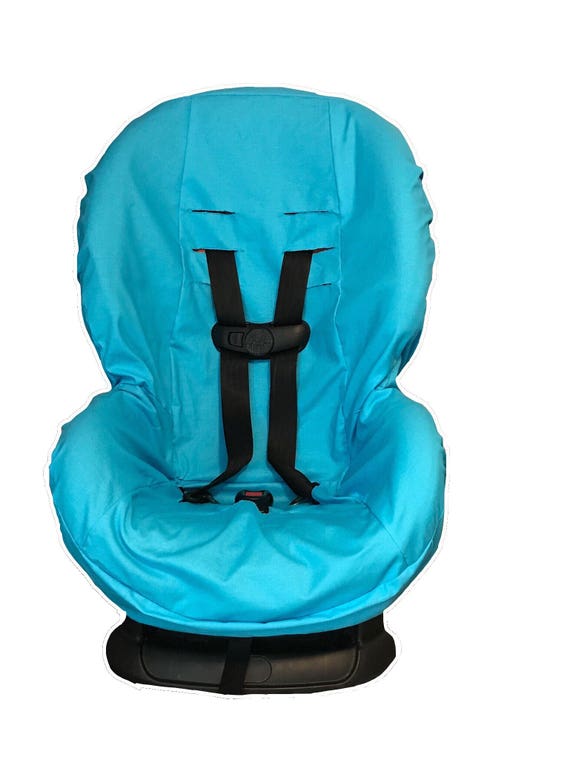 Items similar to turquoise blue fabric carseat cover for toddlers cosco