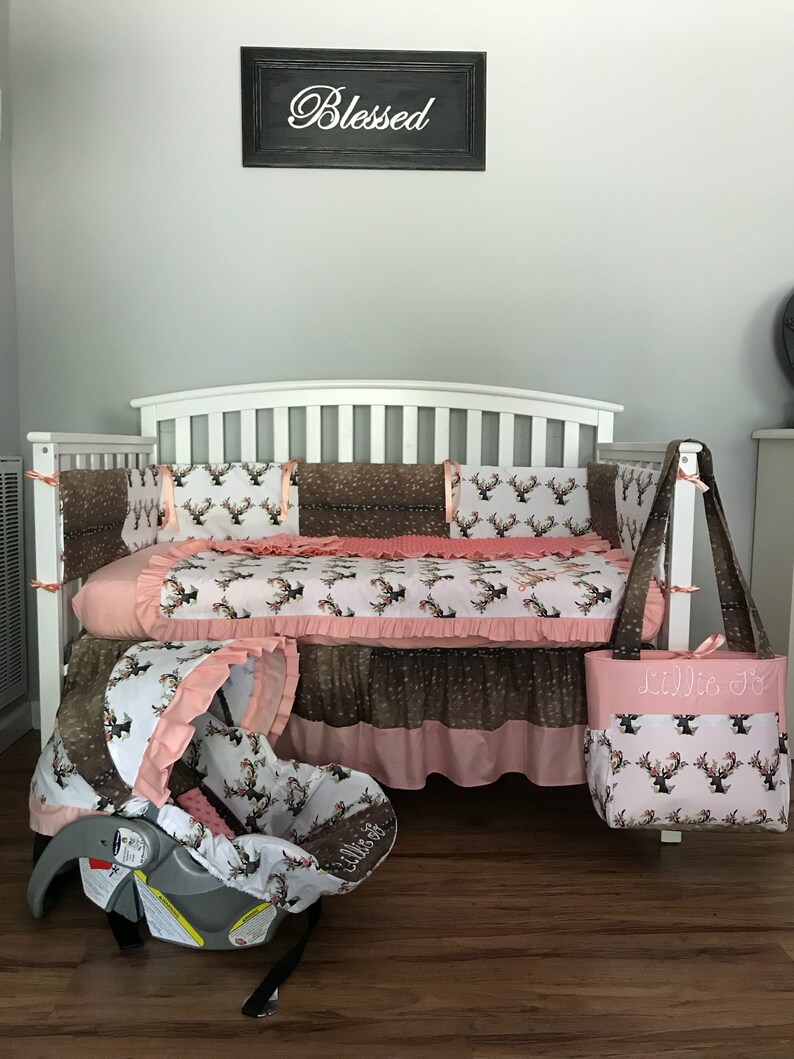 Minky Dot Crib Bumper
