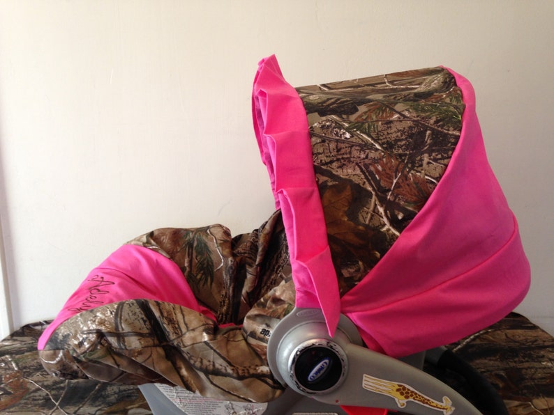 3 Piece Set REALTREE CAMO fabric infant Car Seat Cover with Etsy