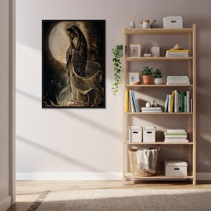 Mystical Art, Virgin Mary Poster, Spiritual Decor, Catholic Wall Art, Holy Mother Print, Religious Decor, Prayer Gift, Catholic Gift