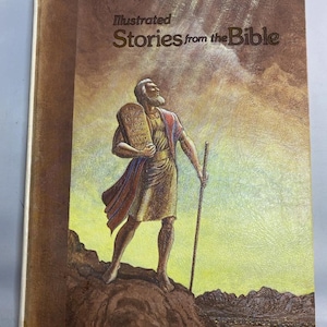 BON livre d&#39;images bibliques Histoires illustrées de la Bible, volume 4 des années 1980