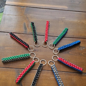 Paracord Square Keychain