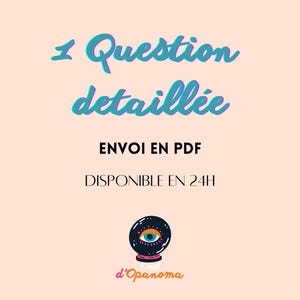 Réponse à une question en détail