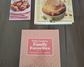 Vintage Betty Crocker and Good Housekeeping Cookbooks