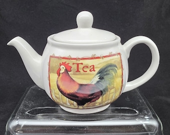 Vintage Bay Island Inc. Teapot Farmhouse-Style Rooster