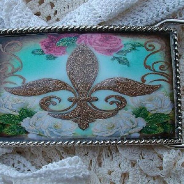 Fleur De Lis Belt Buckle