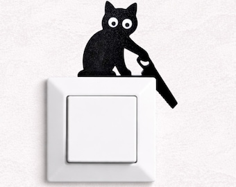 Lichtschalter Deko | Schalter Abdeckung / Aufkleber Alternative | Steckdosen Deko | Wanddeko modern | Geschenk Idee