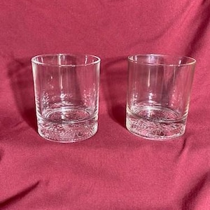 Crown Royal glass tumbler, set of 2