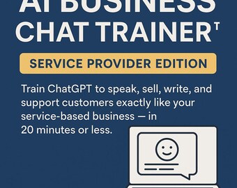AIビジネスチャットトレーナー | ChatGPT中小企業向けテンプレート | サービスプロバイダー向けマーケティングシステム | ブランドボイス