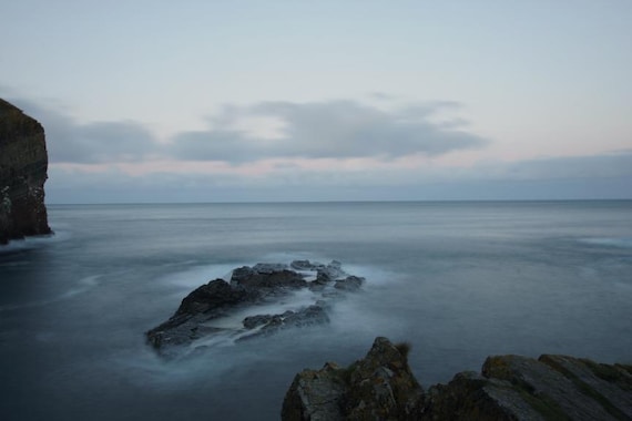 Coastal Seascape Wall Art at Dusk - Download