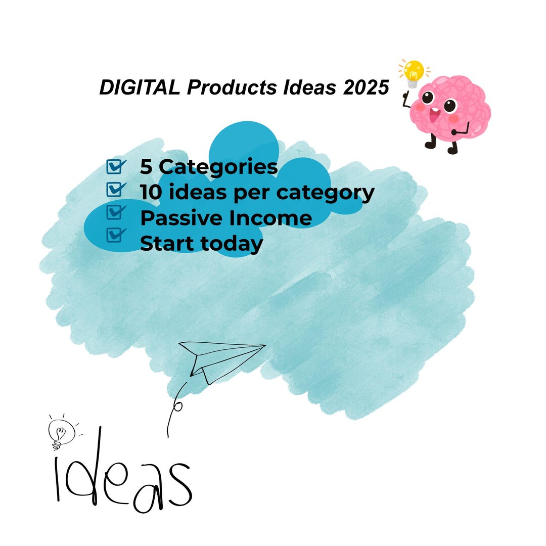 Passive Income | Digital Product Ideas to Create and Sell | Small ...