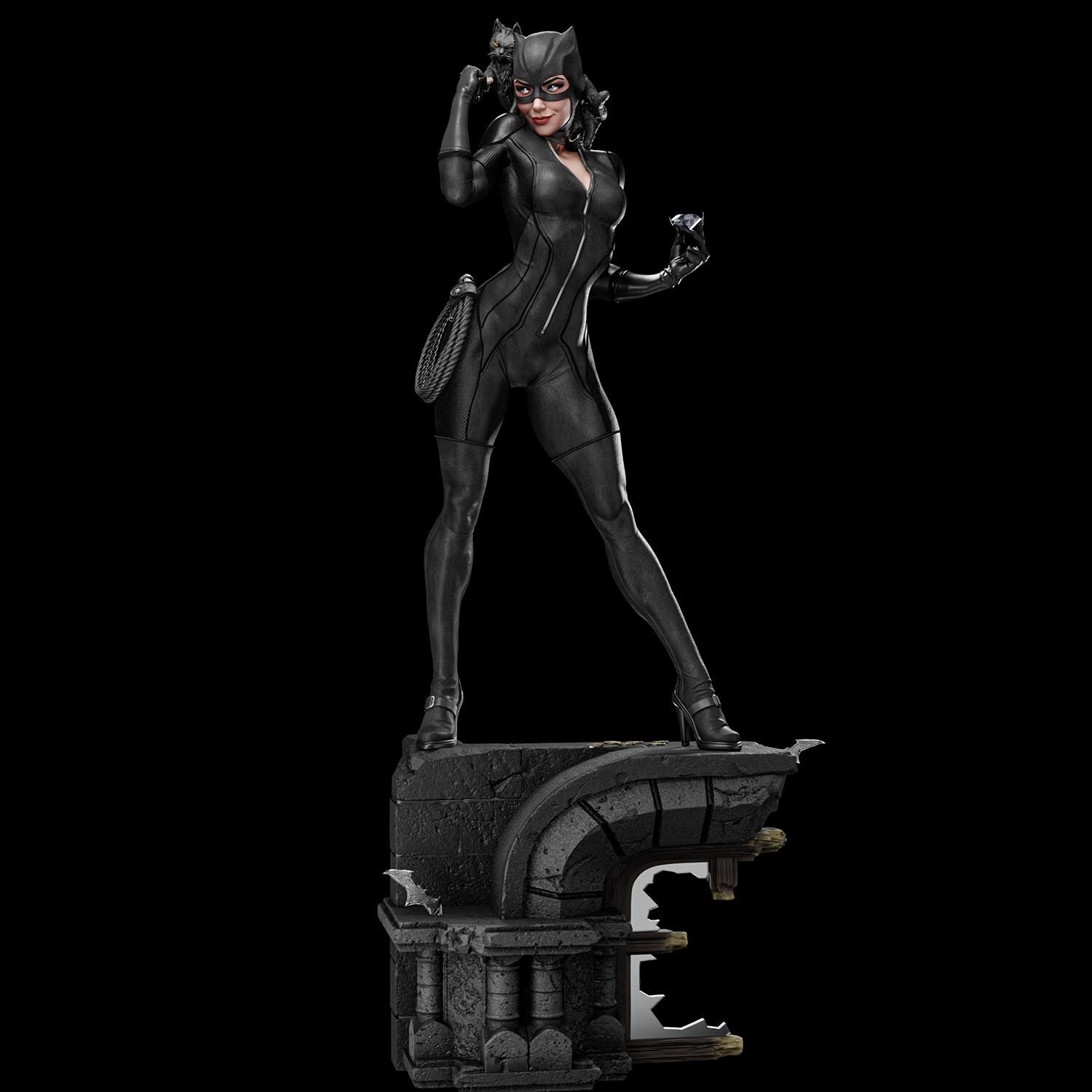 ✷CATWOMAN MOVIE STATUE The Dark Knight Rises - Catwoman Statue by JND Studios - The