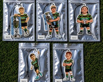Ultimate Saints Air Freshener Bundle – Set of 5 Fan Favourite Designs