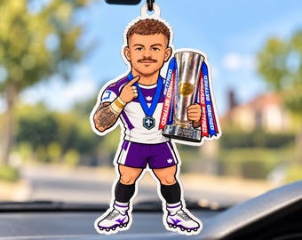 Wakey Winger Super League Champion Car Air Freshener | Rugby League Fan Gift