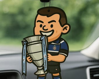 Number 9 Rugby Car Air Freshener –Rugby Gift for Rugby Fans