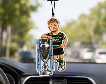 Fin Smith Rugby Car Air Freshener – Gift for Rugby Fans