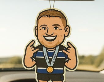 Rugby Car Air Freshener – Magic Number 10