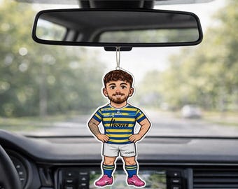 Rugby Wing Speed Air Freshener – Fan-Inspired Design
