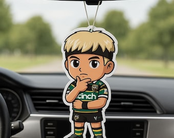 Henry Pollock Rugby Car Air Freshener – Saints Gift for Rugby Fans