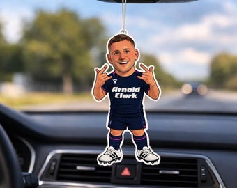 Number 10 Inspired Rugby Car Air Freshener – Scotland Colours